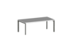 Table avec pieds acier solo